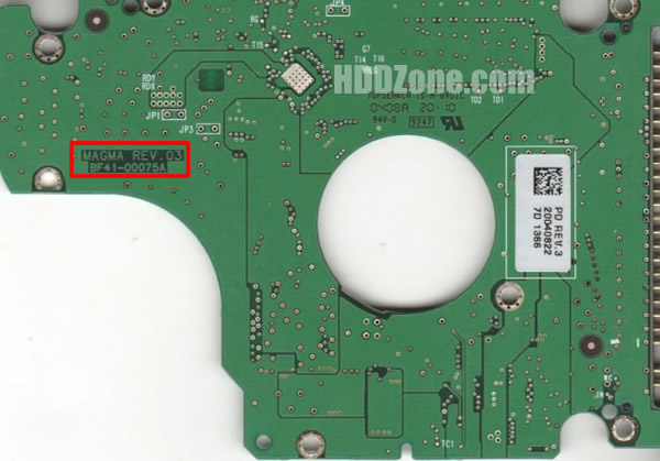 BF41-00075A Samsung Placa de Circuito Impresso Disco Rígido