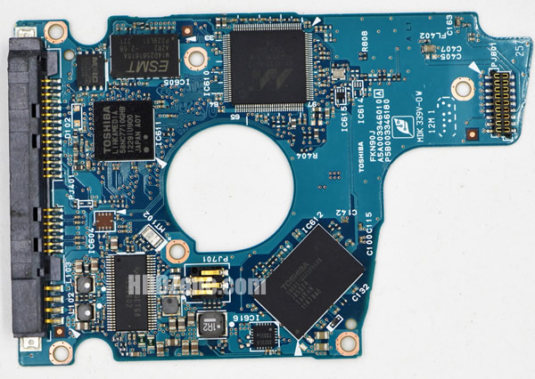 G3346A Toshiba Placa de Circuito Impresso Disco Rígido