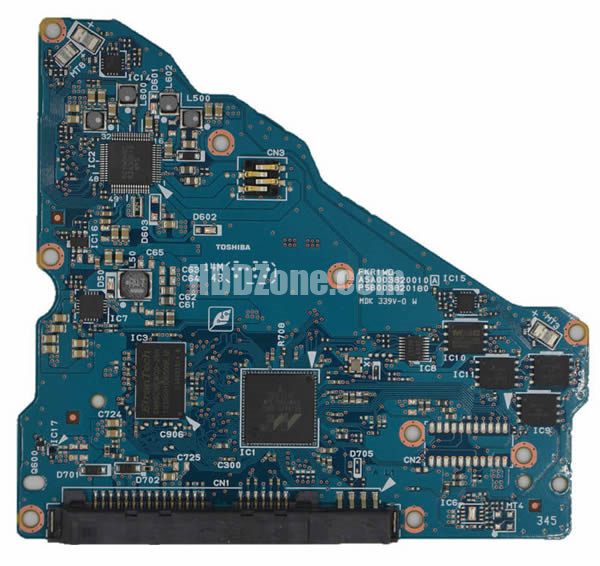 G3820A Toshiba Placa de Circuito Impresso Disco Rígido
