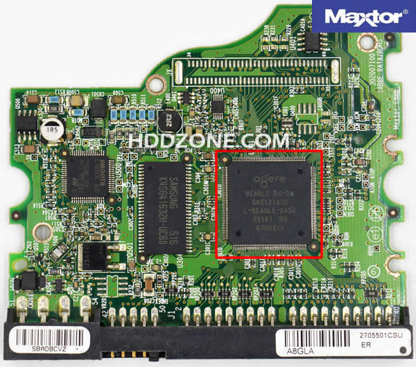 Substituindo o PCB do disco rígido Maxtor