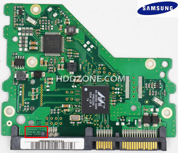 Substituindo o PCB do disco rígido Samsung